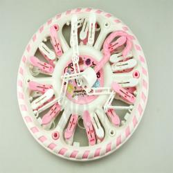 時(shí)尚雙色圓形18夾曬架