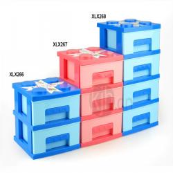 積木小層柜（正方2小、3