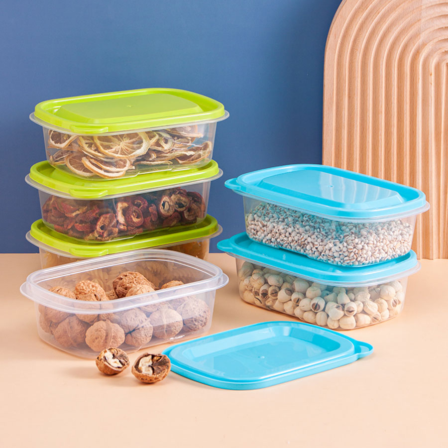 長(zhǎng)方形750ML保鮮盒（3個(gè)