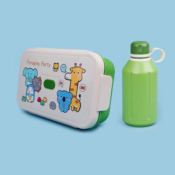 尚趣樂(lè)扣大容量雙層飯盒(1200ml)+圓形運(yùn)動(dòng)